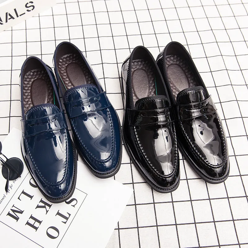 Patent Leather Men's Shoes: Stylish & Casual Comfort
