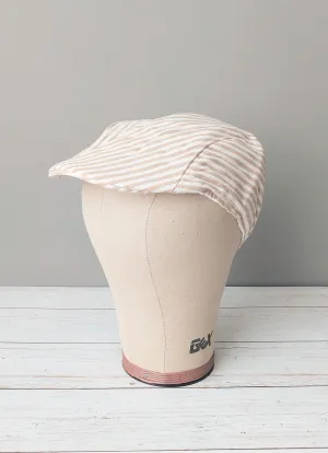 Peaky - Tan & Ivory Stripe