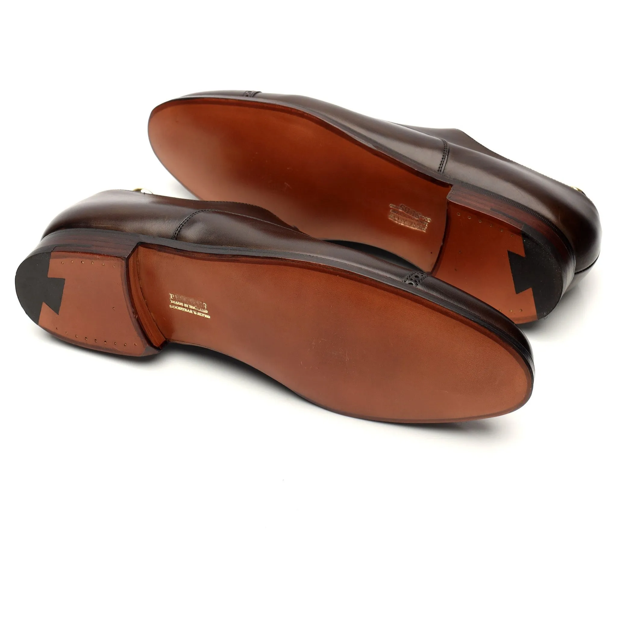 Peal & Co Dark Brown Leather Oxford UK 9 US 10 D