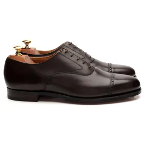 Peal & Co Dark Brown Leather Oxford UK 9 US 10 D