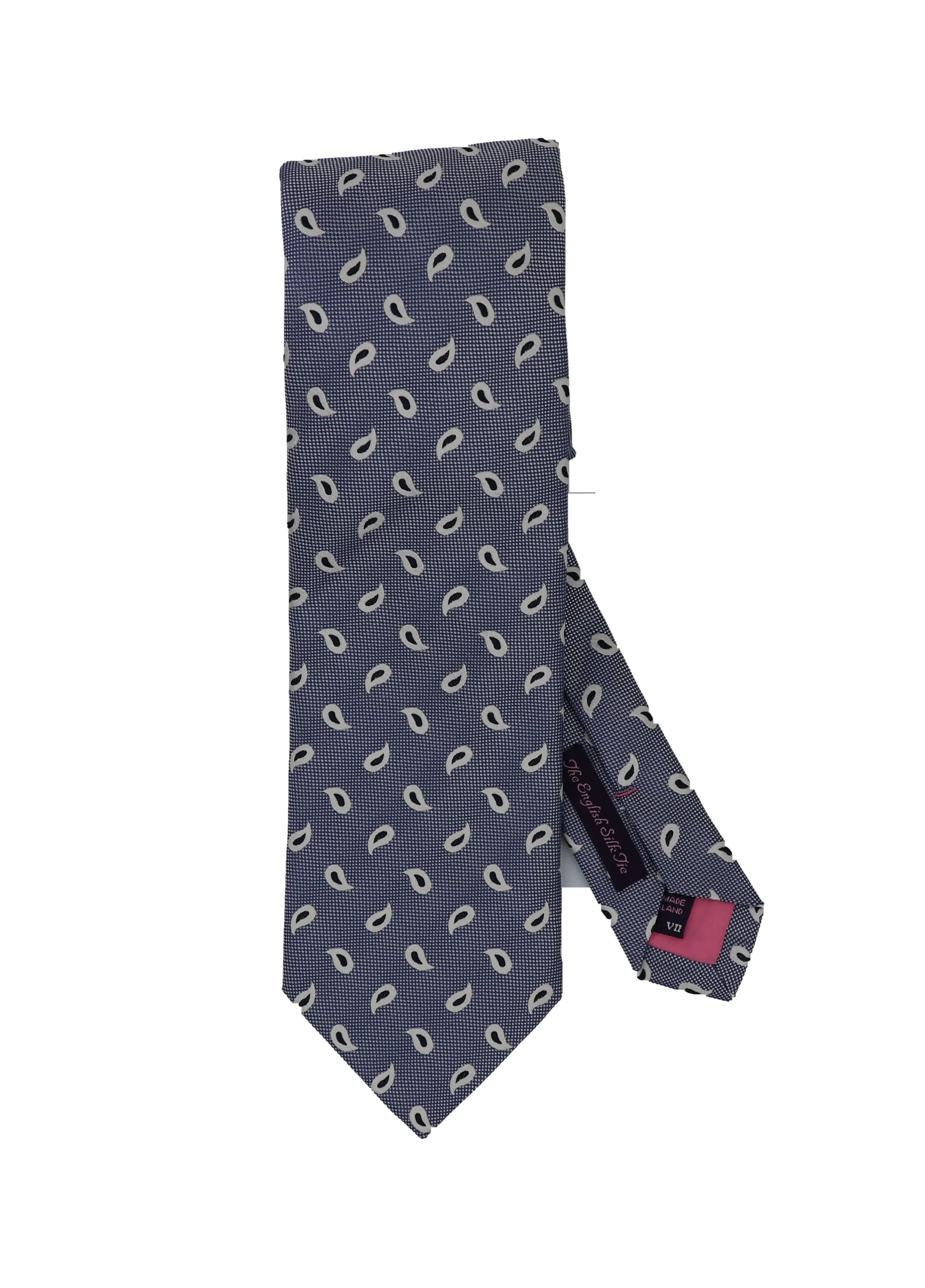Pepperidge Pine Necktie in Oxford Blue