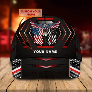 Personalized Classic Cap Firefighter Eagle - QB95