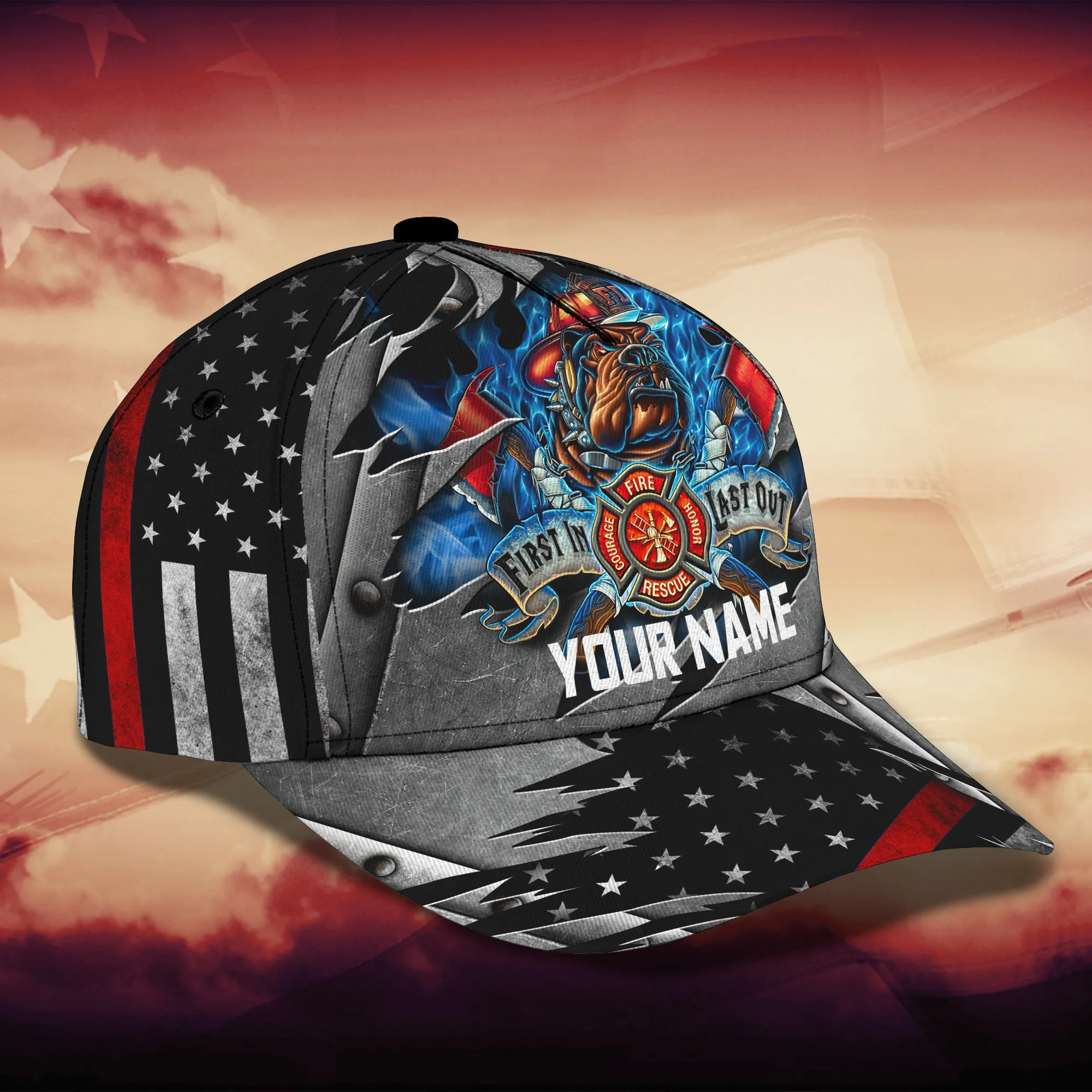 Personalized Firefighter Classic Cap - QB95
