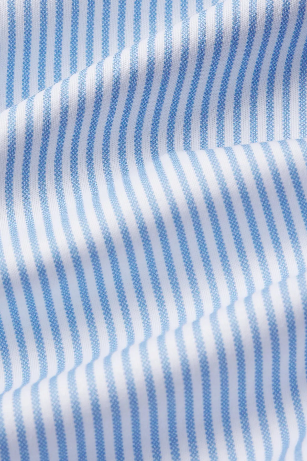 Pima Robe in Classic Blue Oxford Print