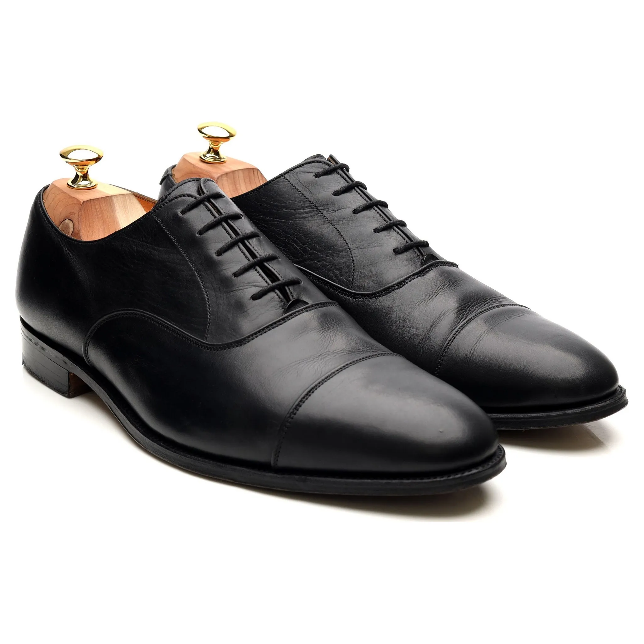 'Pimlico' Black Leather Oxford UK 11
