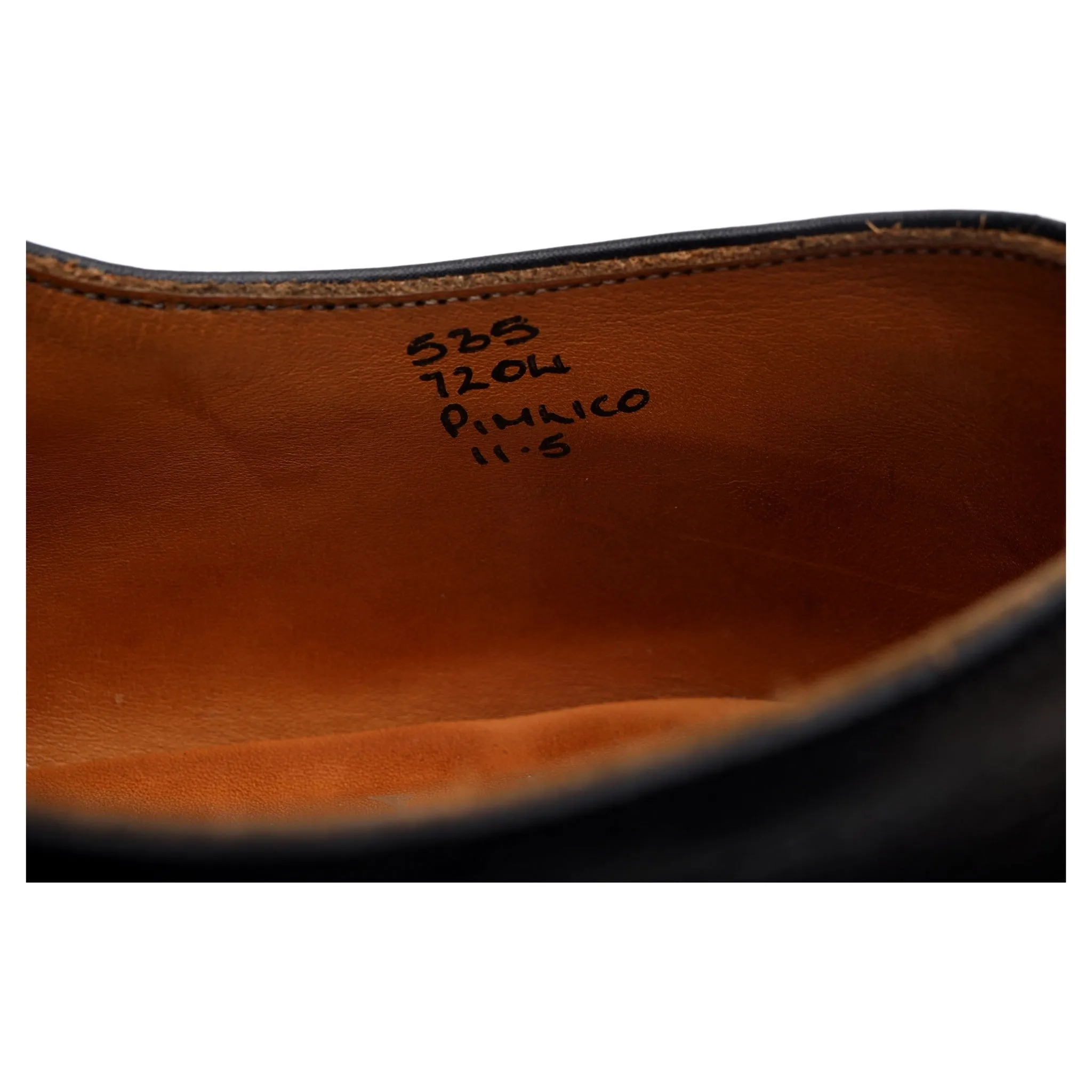 'Pimlico' Black Leather Oxford UK 11