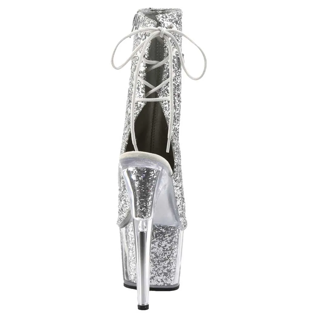 Pleaser Shoes Adore-1018G 7" Heel Platform Ankle Boot