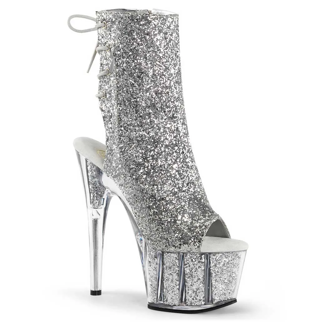 Pleaser Shoes Adore-1018G 7" Heel Platform Ankle Boot