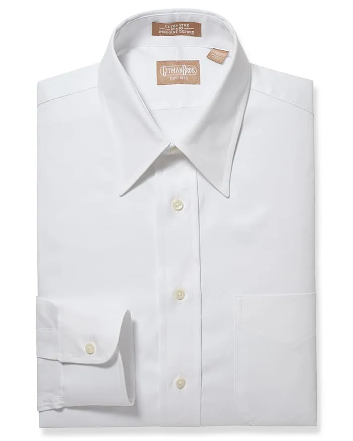 Point Collar Pinpoint White - Classic