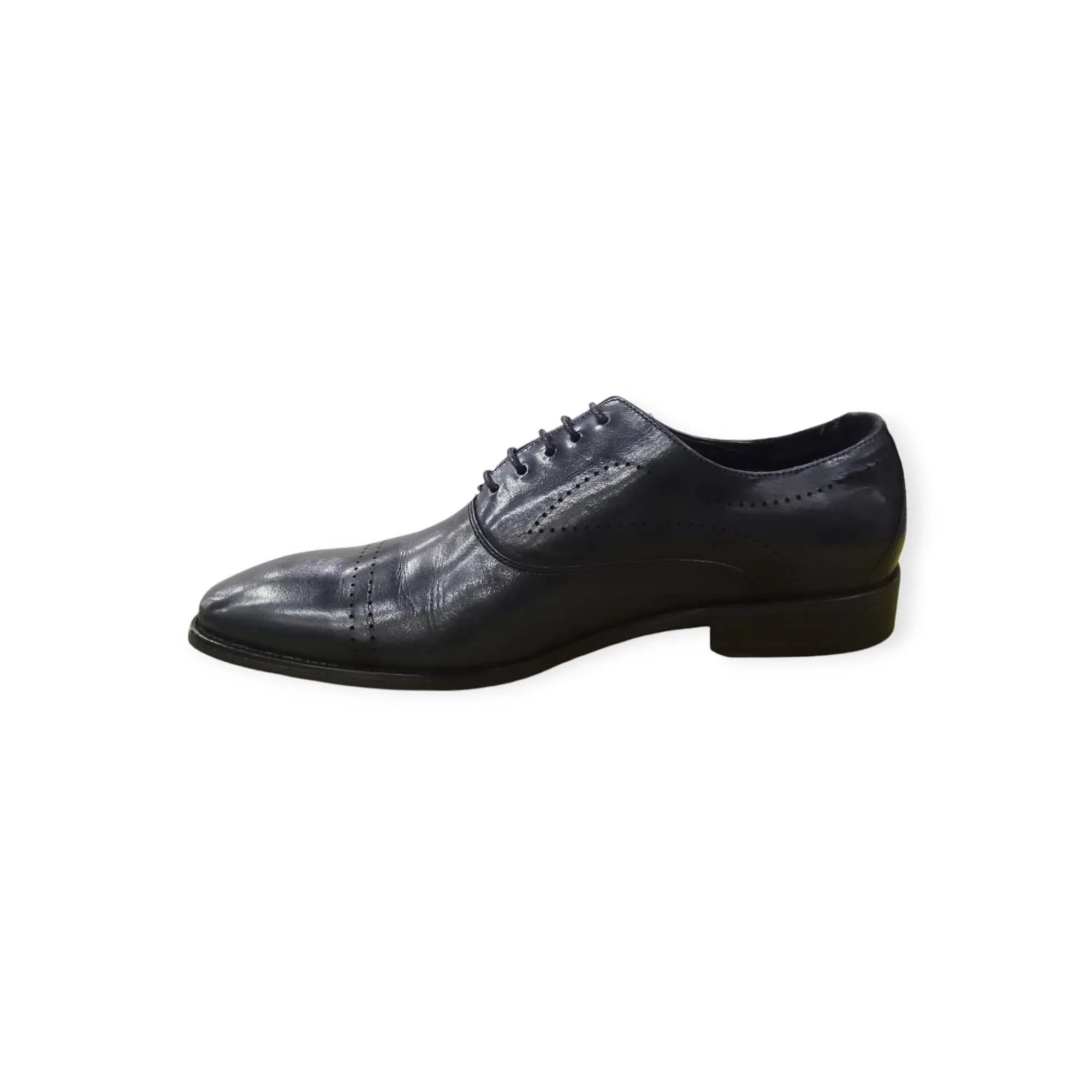 Polo Men's Cord Toe Cap Lace Up Navy