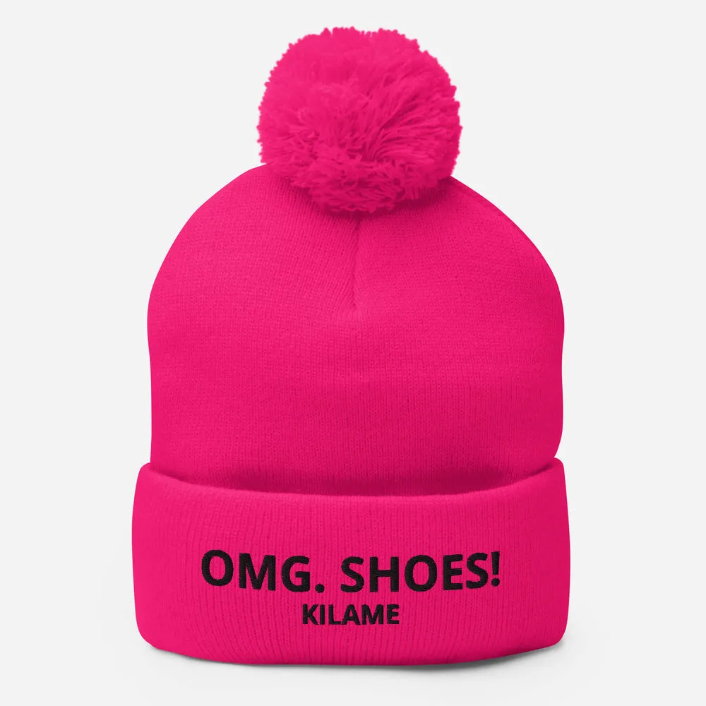 Pom-Pom Beanie 'OMG. Shoes!'