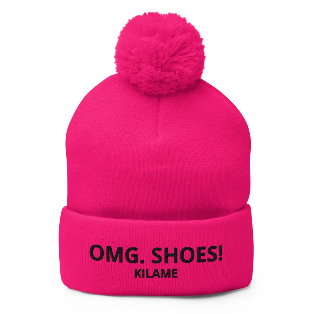 Pom-Pom Beanie 'OMG. Shoes!'