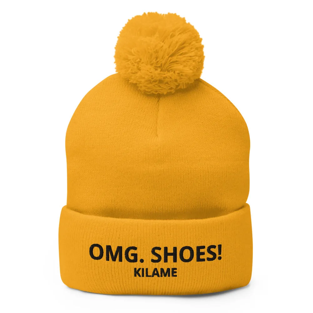 Pom-Pom Beanie 'OMG. Shoes!'