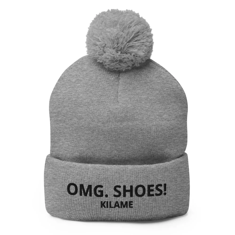 Pom-Pom Beanie 'OMG. Shoes!'