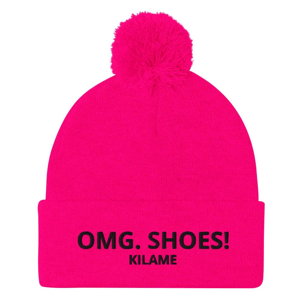Pom-Pom Beanie 'OMG. Shoes!'