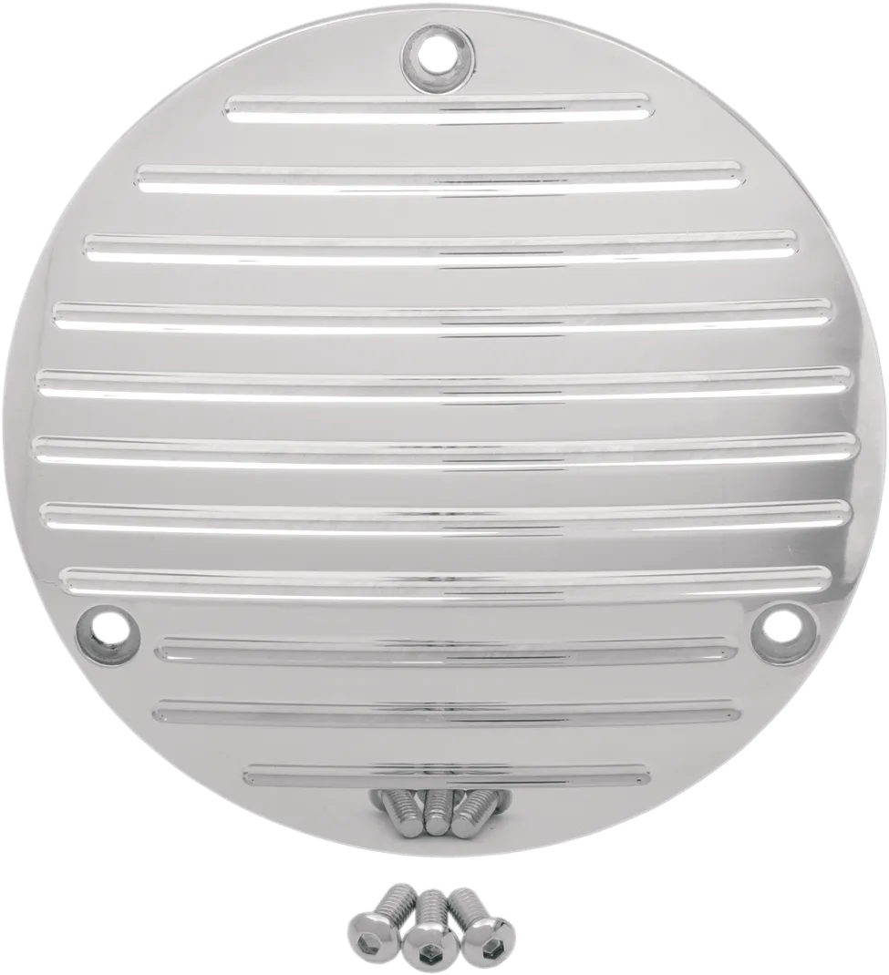 Pro-One Performance 203860 Millennium Derby Cover - Ball Milled - Chrome