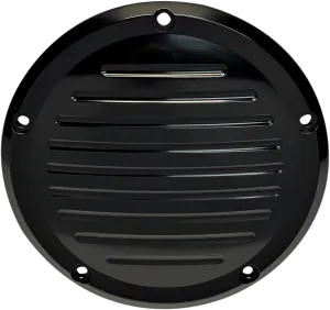 Pro-One Performance 203862B Millenium Derby Cover - Ball Milled - Black