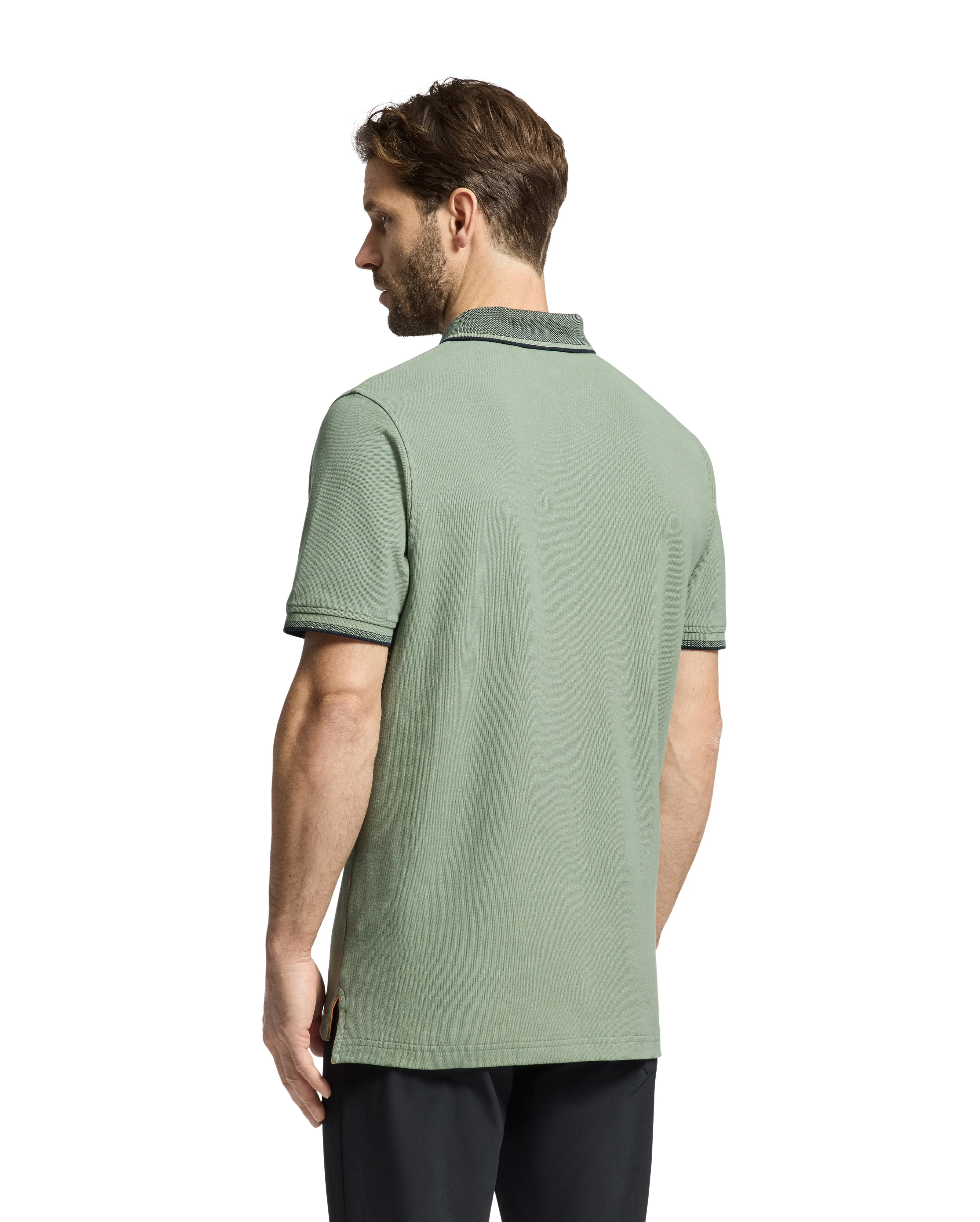 Psycho Bunny Men's Evandale Oxford Collar Polo - Sea Spray