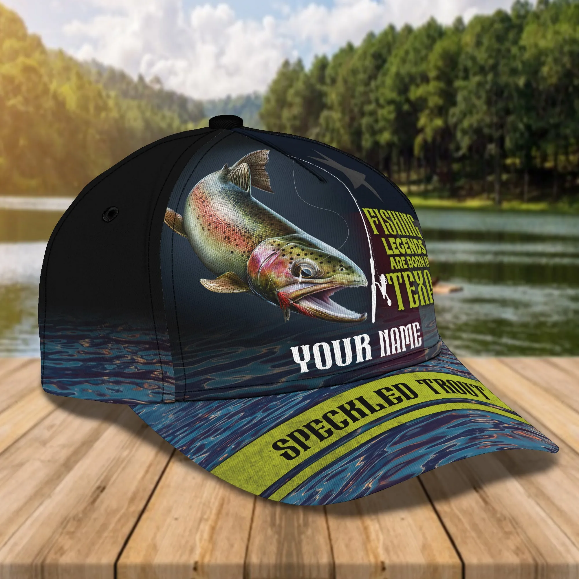 PT97 - CLASSIC CAP - Speckled Trout