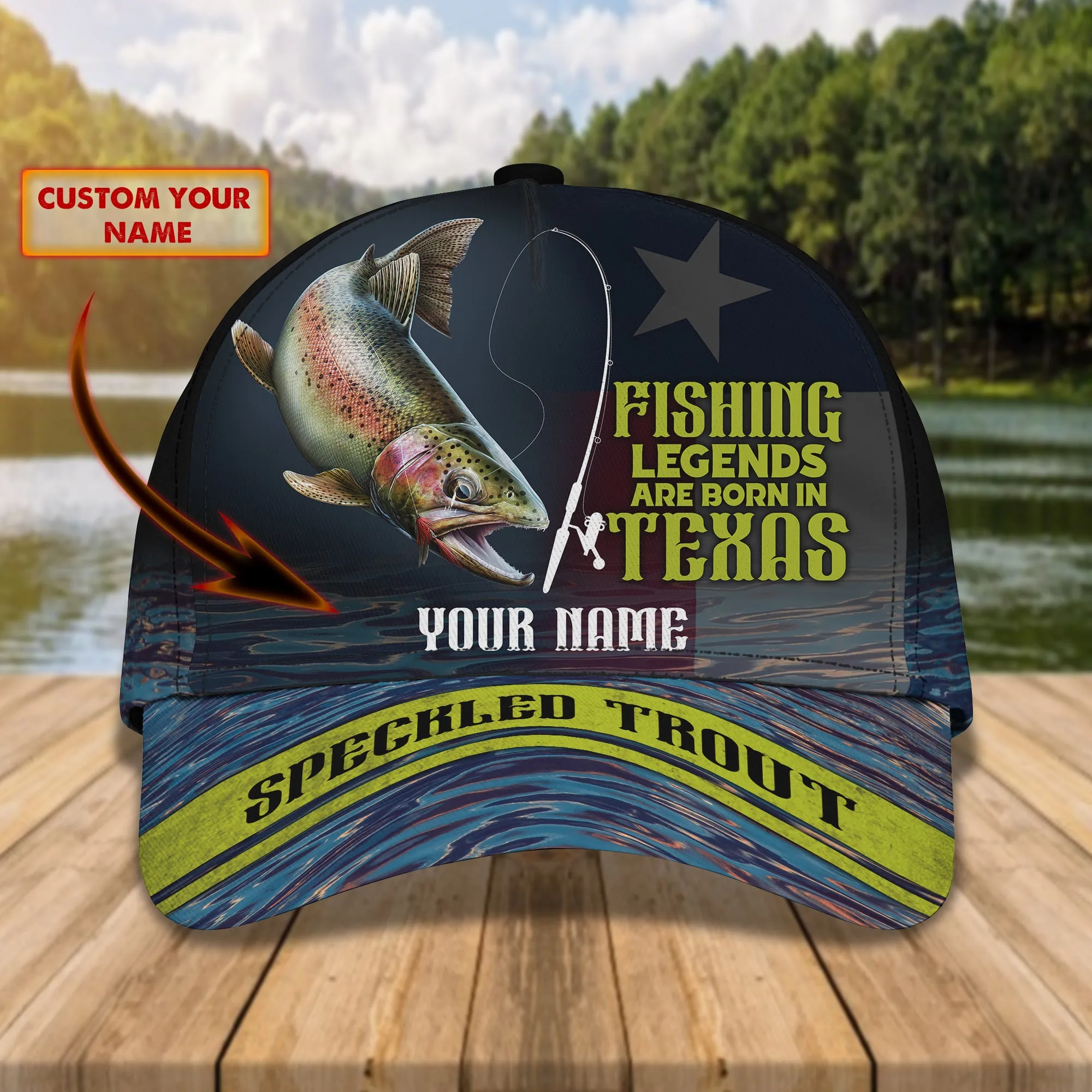 PT97 - CLASSIC CAP - Speckled Trout