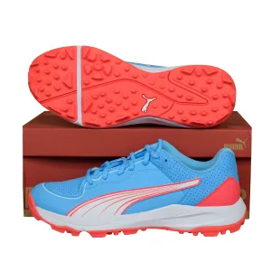 Puma 24 FH 10769906 Cricket Rubber Shoes Blue Fire White Size