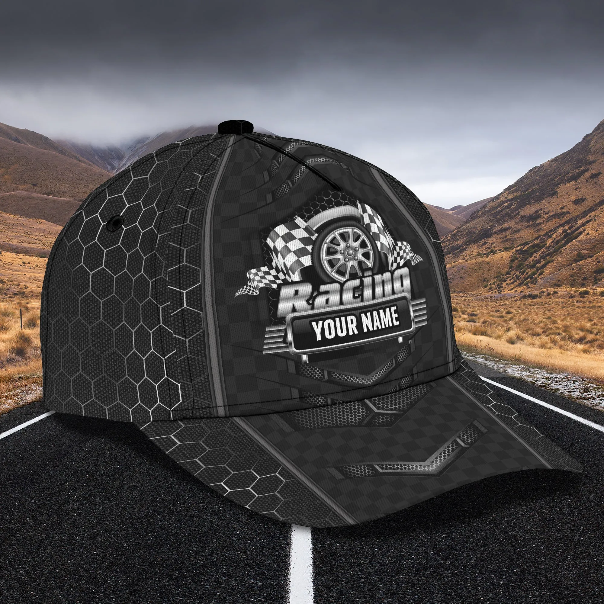 Racing - Personalized Name Cap - Boom