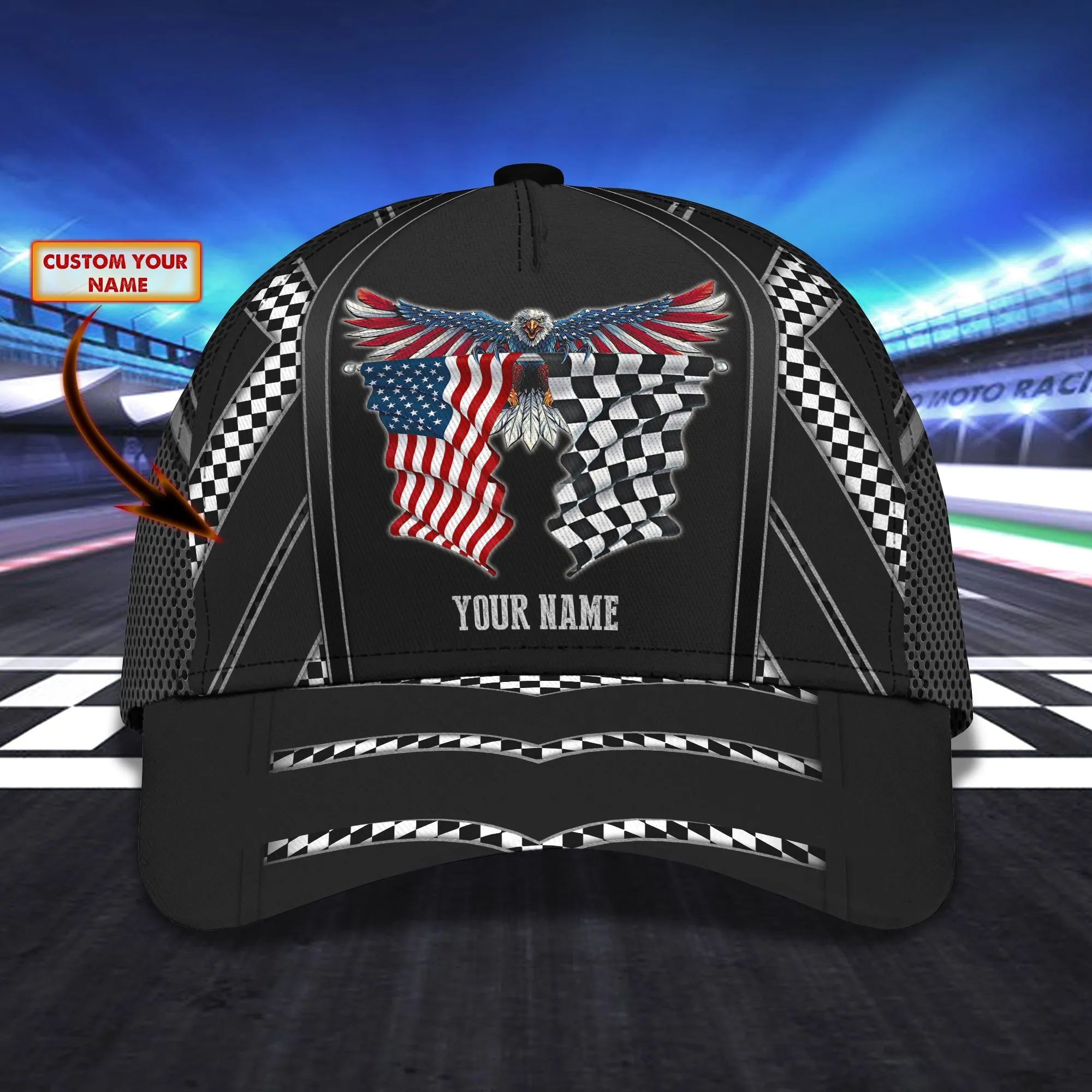 Racing - Personalized Name Cap - TD97-97-98