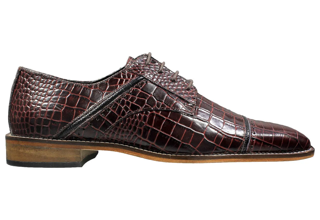 Raimondo Burgundy Cap Toe Oxford