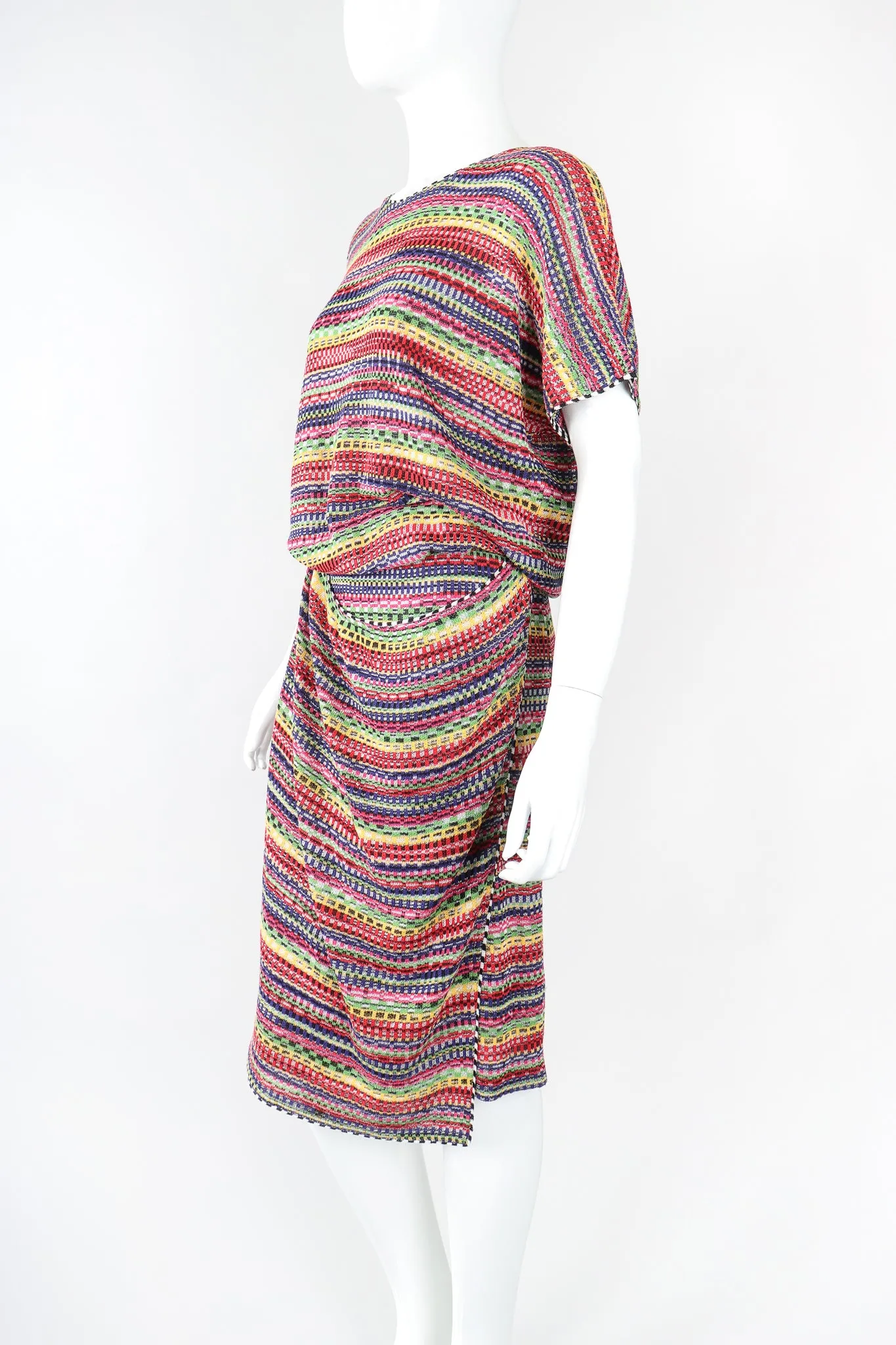 Rainbow Static Knit Dress