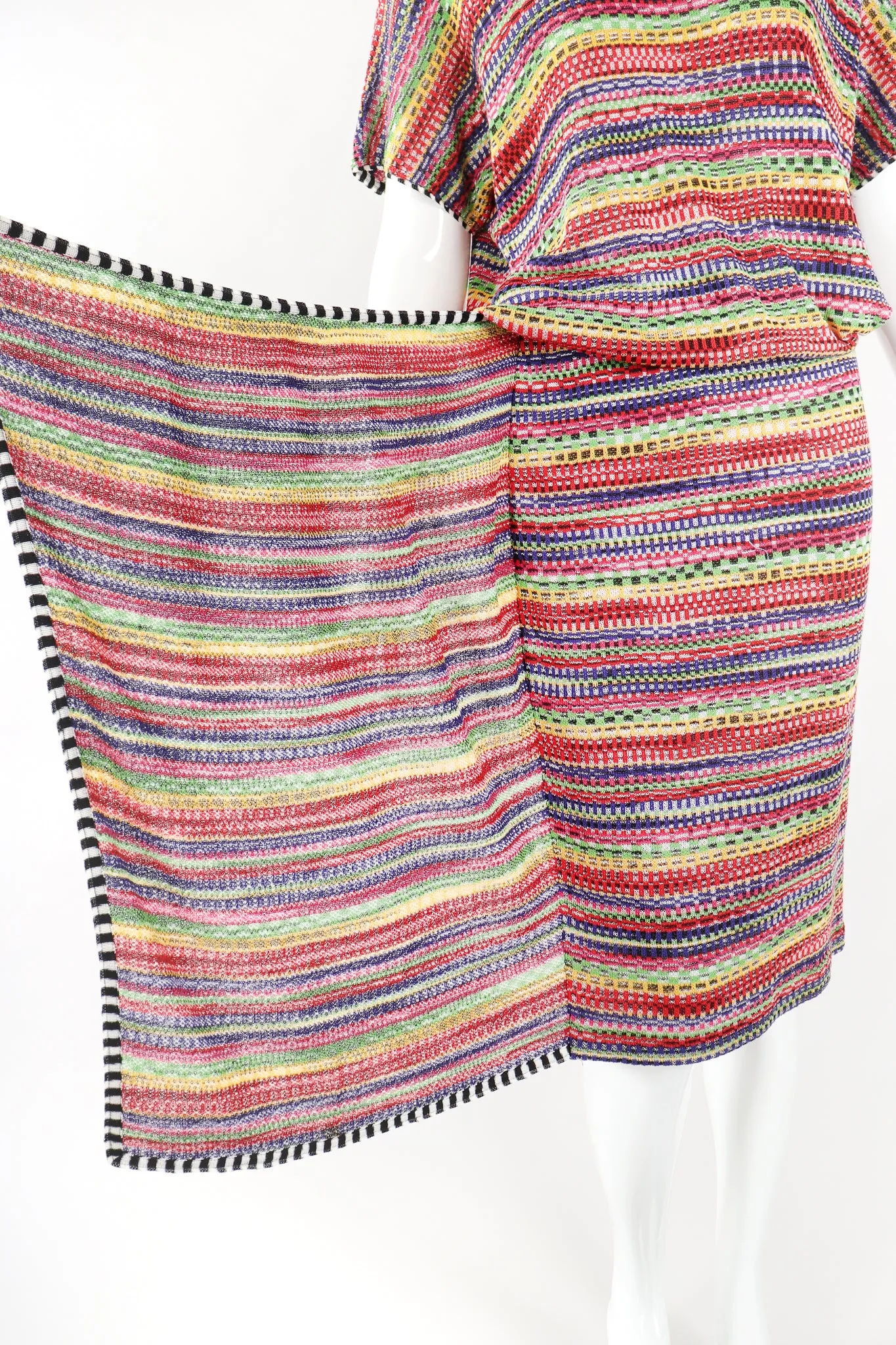 Rainbow Static Knit Dress