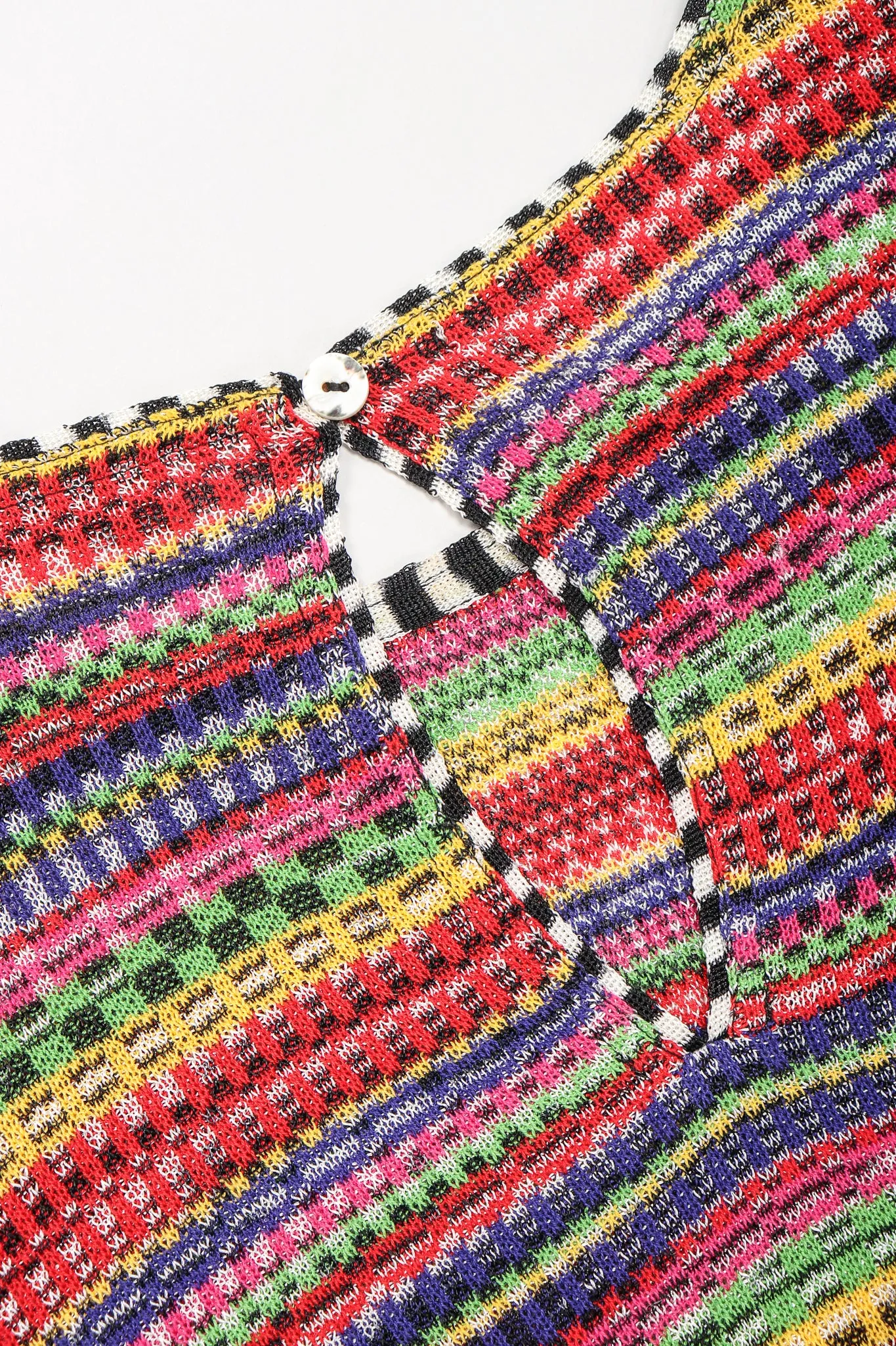 Rainbow Static Knit Dress
