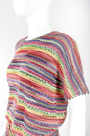 Rainbow Static Knit Dress