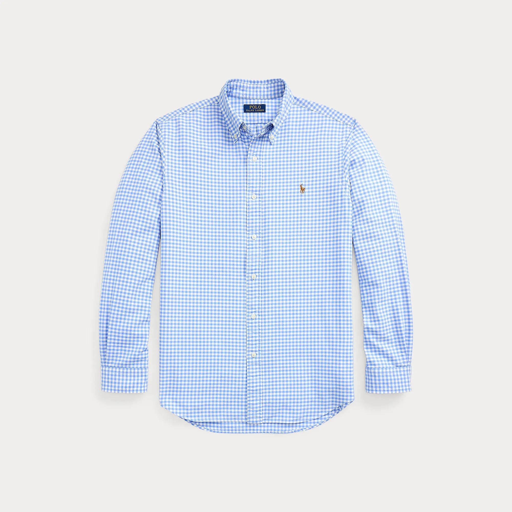 Ralph Lauren Men's Oxford Gingham Shirt - Blue/white