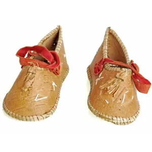 Rare Antique Childrens/ Babies  Shoes Chippewa Indian Bark 1920's