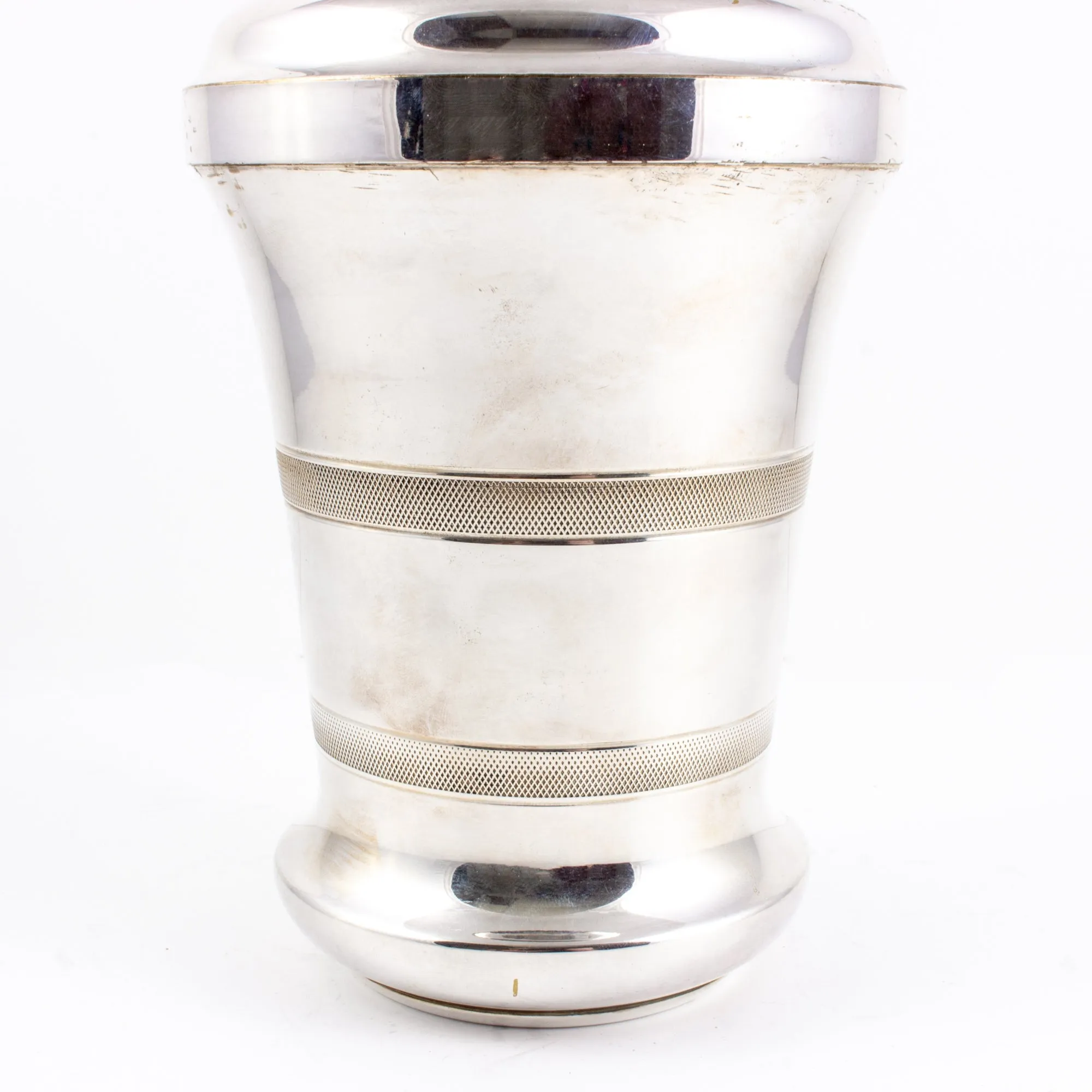 Rare Early 20th Century Derby Silver Cobbler Shaker found in France