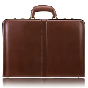 REAGAN | 4.25” Leather Attaché Briefcase