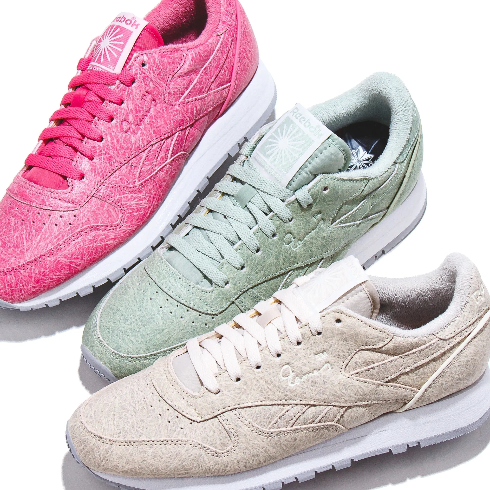 Reebok Classic x Eames Leather Pink White Grey FZ5860
