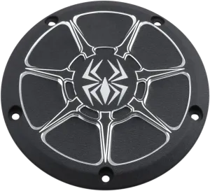 Rekluse RMS-0515006 Derby Clutch Covers - Wrinkle Black