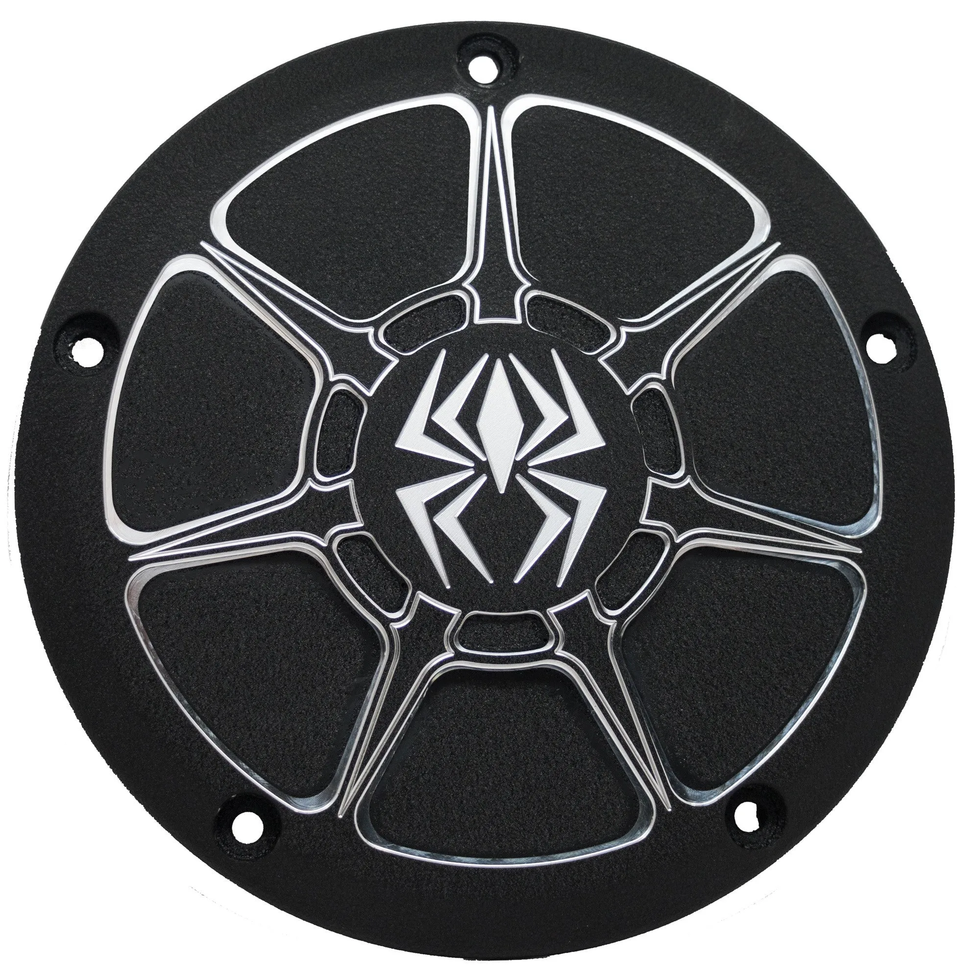 Rekluse RMS-0515006 Derby Clutch Covers - Wrinkle Black