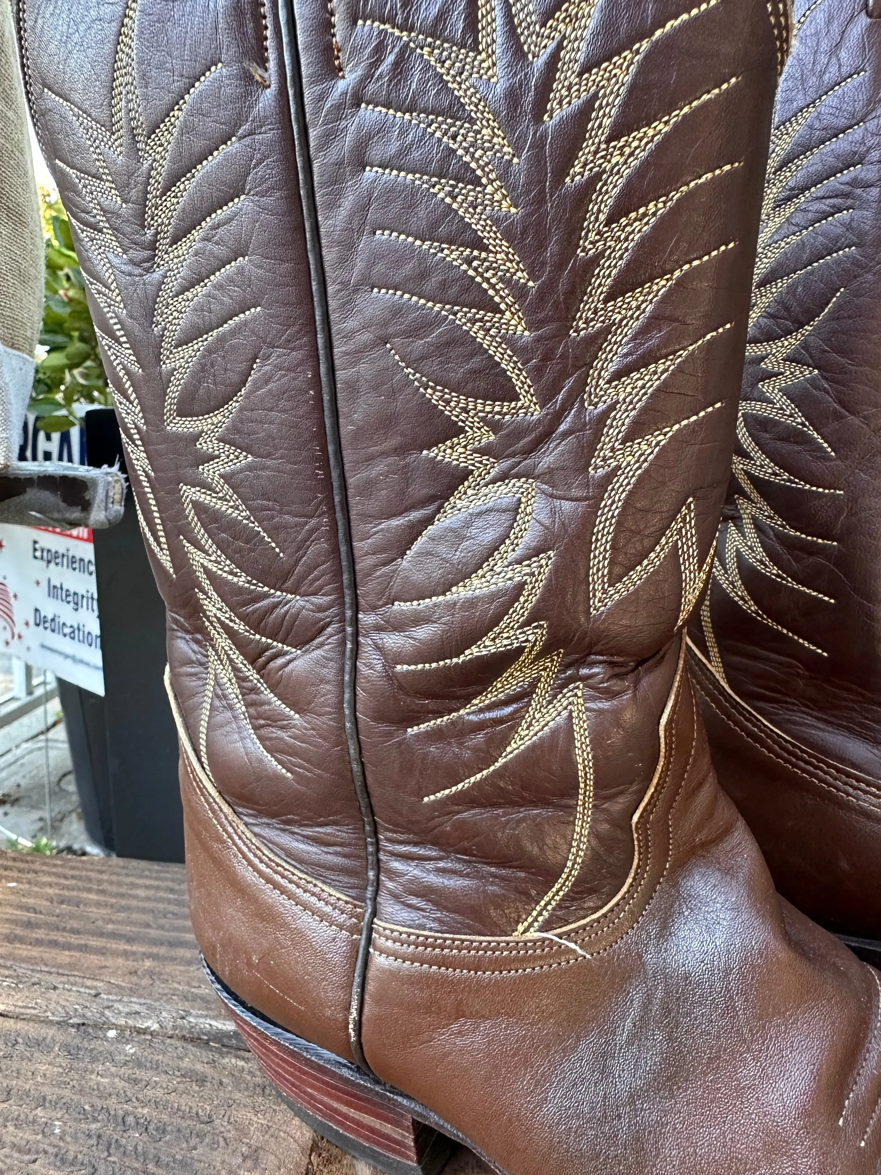 Resale Deals Nacoma Brown Boots Mens Size 8.5D