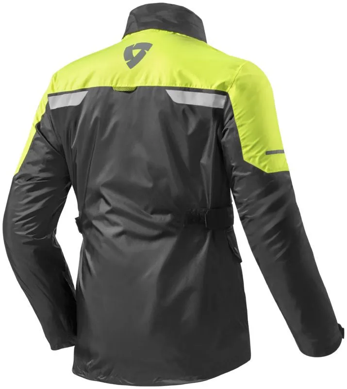 Rev'it! Nitric 2 H2O Rain Jacket - Black Neon Yellow