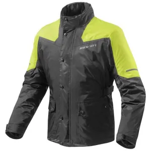 Rev'it! Nitric 2 H2O Rain Jacket - Black Neon Yellow