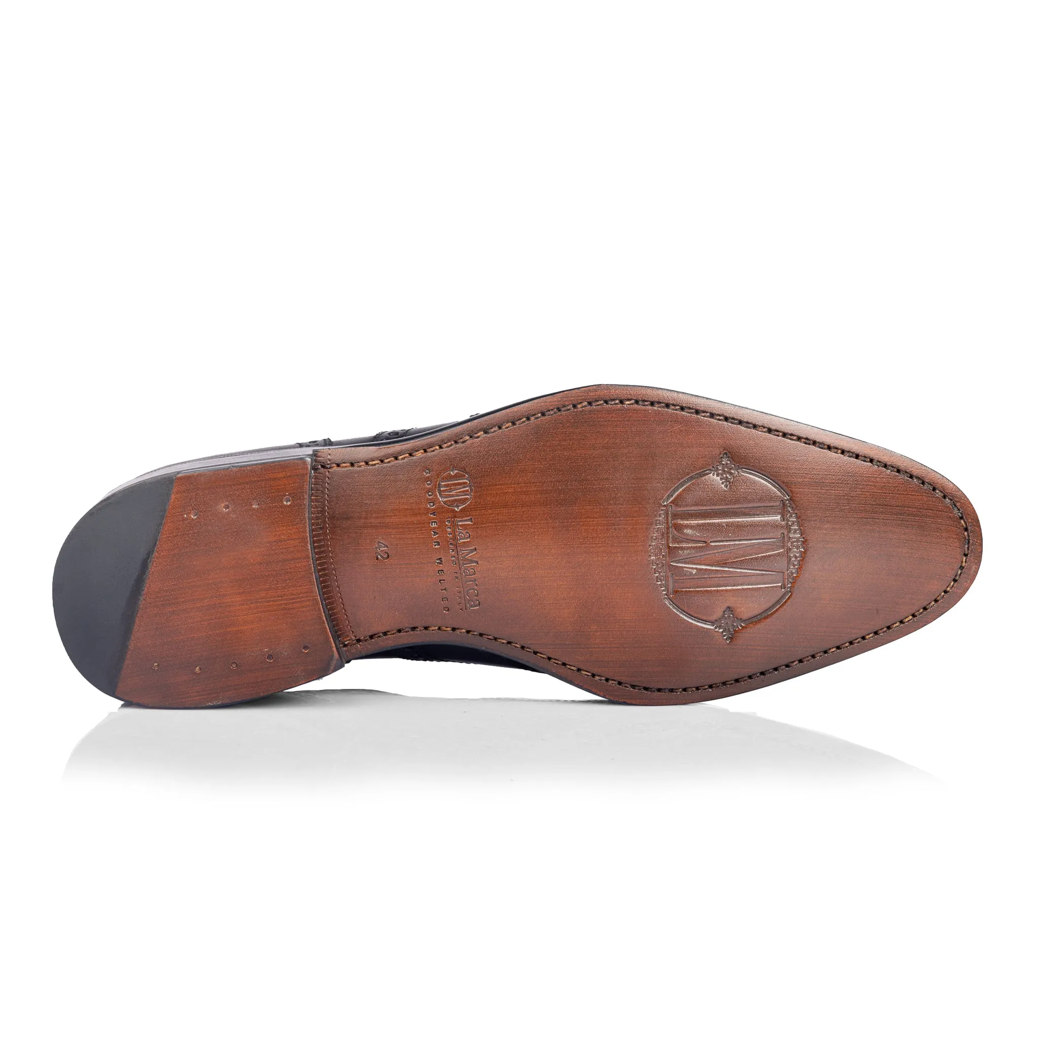 Ricardo Cap Toe Derby (Piano Black)