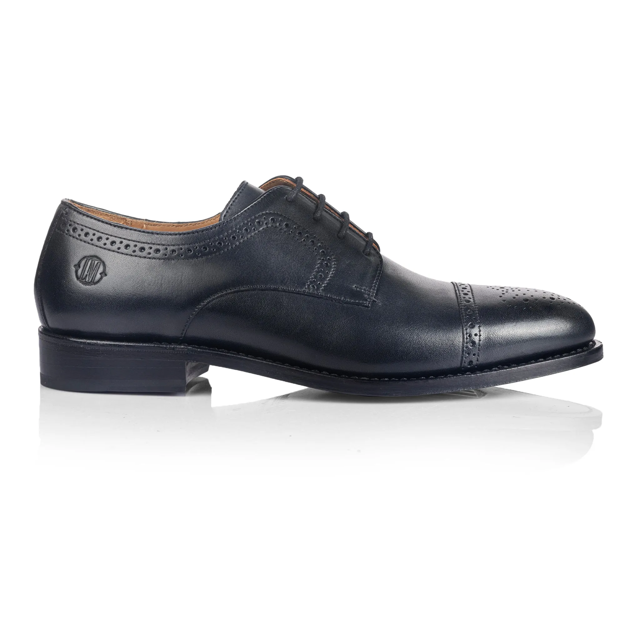 Ricardo Cap Toe Derby (Piano Black)