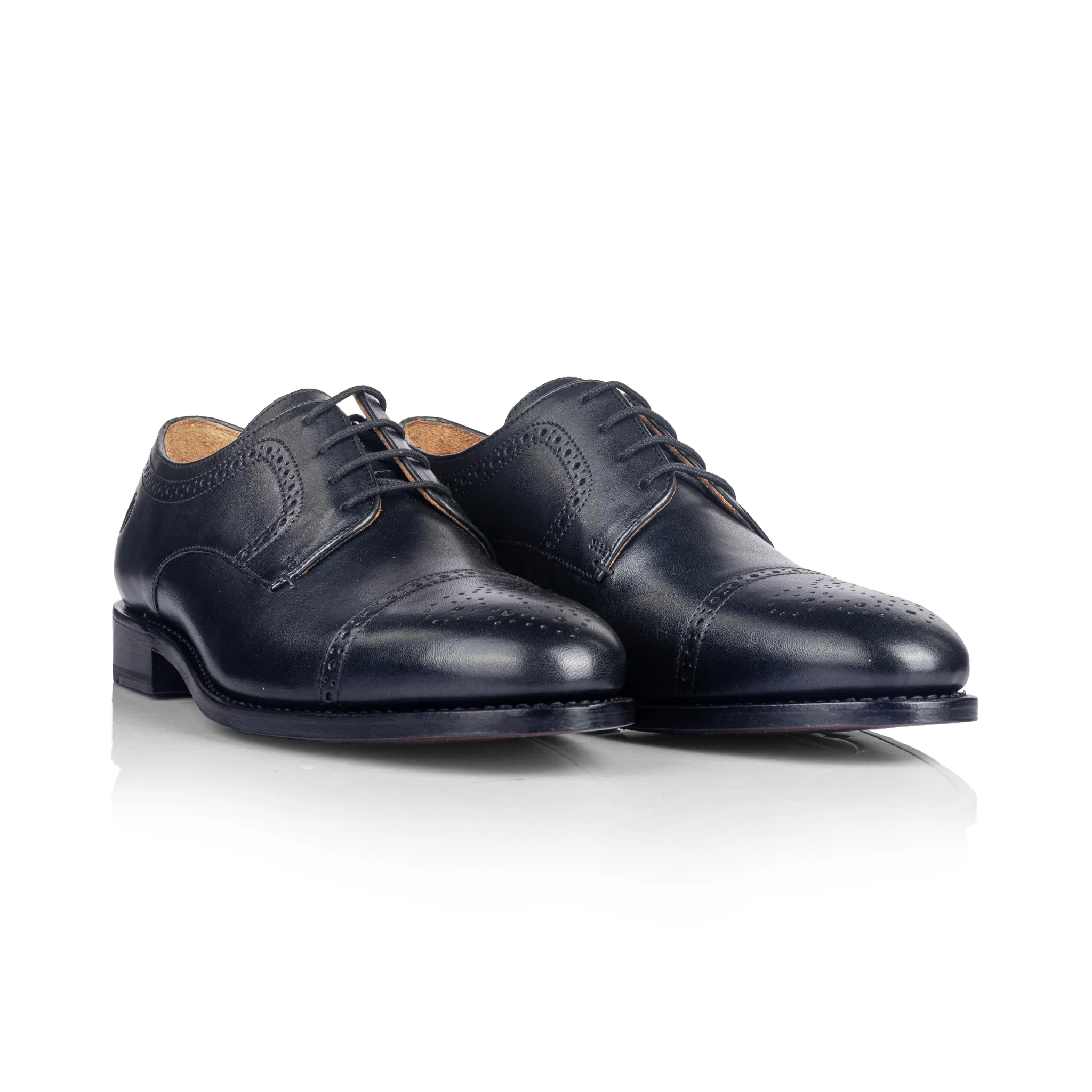 Ricardo Cap Toe Derby (Piano Black)