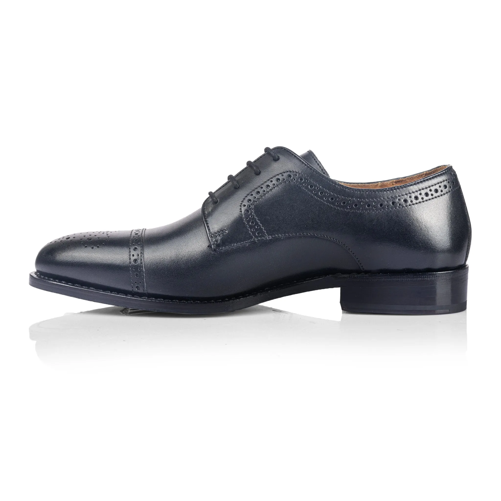 Ricardo Cap Toe Derby (Piano Black)