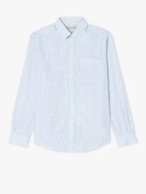 R.M. Williams Milton Shirt - White/Navy/Blue