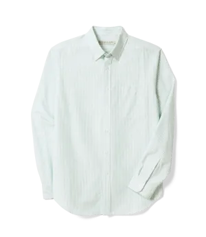 R.M. Williams Regular Oxford Shirt - Green/White