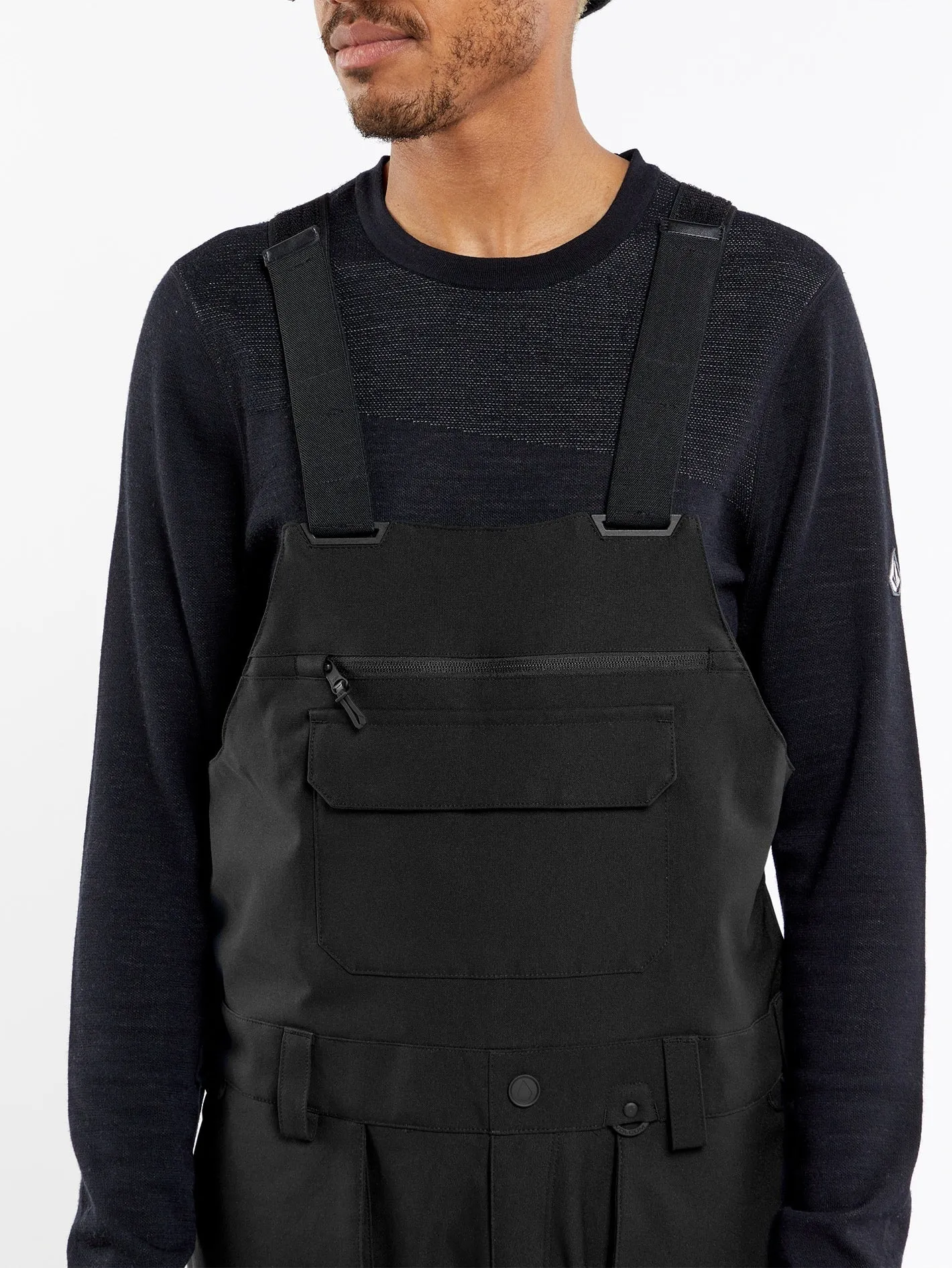 Roan Bib Overall - BLACK