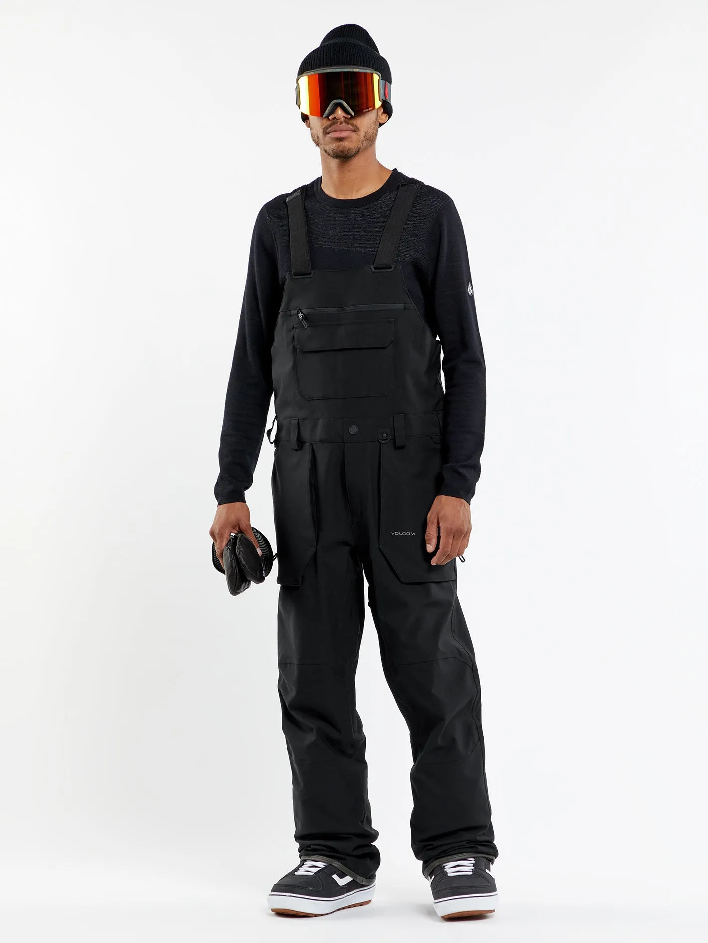 Roan Bib Overall - BLACK